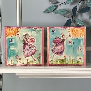 Two canvas wrapped fairy photos 🧚🏻‍♀️